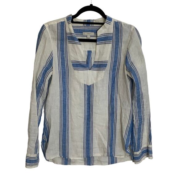 J.‎ Crew Linen Popover - Picture 1 of 5